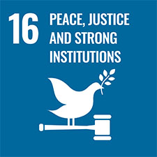 SDG Goal16 Peace, justice and strong Institutions